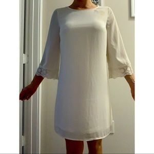 Boho open-back lace detail dress